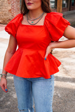 Load image into Gallery viewer, The Annie Peplum Top