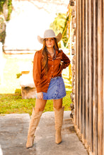 Load image into Gallery viewer, The Havre Denim Skort