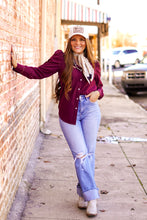 Load image into Gallery viewer, The Romer Top in Plum