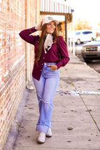 Load image into Gallery viewer, The Romer Top in Plum