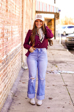 Load image into Gallery viewer, The Romer Top in Plum