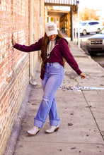 Load image into Gallery viewer, The Romer Top in Plum