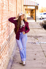 Load image into Gallery viewer, The Romer Top in Plum