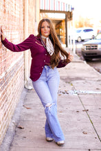 Load image into Gallery viewer, The Romer Top in Plum