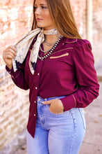 Load image into Gallery viewer, The Romer Top in Plum