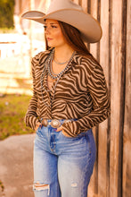 Load image into Gallery viewer, The Zayd Top in Brown