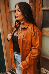 The Otto Faux Leather Jacket