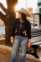 Load image into Gallery viewer, The High Horse Cardigan in Navy