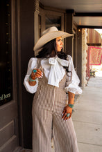 Load image into Gallery viewer, The Sagebrush Striped Jumpsuit