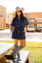 Load image into Gallery viewer, The Cowgal Denim Romper