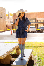 Load image into Gallery viewer, The Cowgal Denim Romper