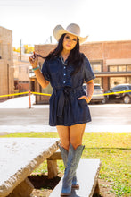 Load image into Gallery viewer, The Cowgal Denim Romper