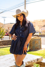 Load image into Gallery viewer, The Cowgal Denim Romper