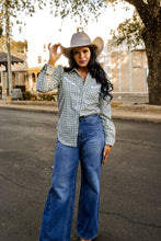 Load image into Gallery viewer, The Western Whimsy Top in Green