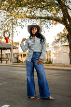 Load image into Gallery viewer, The Western Whimsy Top in Green