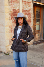 Load image into Gallery viewer, The Luxe Blazer in Charcoal