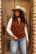 Load image into Gallery viewer, The Vaquera Vest in Dark Brown
