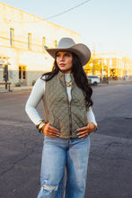 Load image into Gallery viewer, The Vaquera Vest in Olive Green