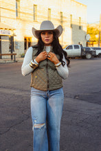 Load image into Gallery viewer, The Vaquera Vest in Olive Green