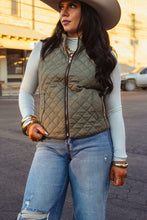 Load image into Gallery viewer, The Vaquera Vest in Olive Green