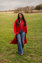 Load image into Gallery viewer, The Bellini Sweater Tunic in Red