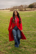 Load image into Gallery viewer, The Bellini Sweater Tunic in Red