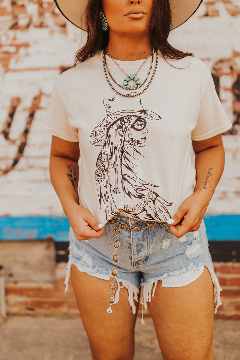 トップス Vaquera girls love my style graphic tee VAQUERA twist-detail T-shirt | REVERSIBLE