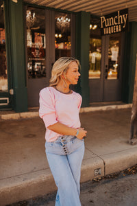 The Adalia Top in Pink