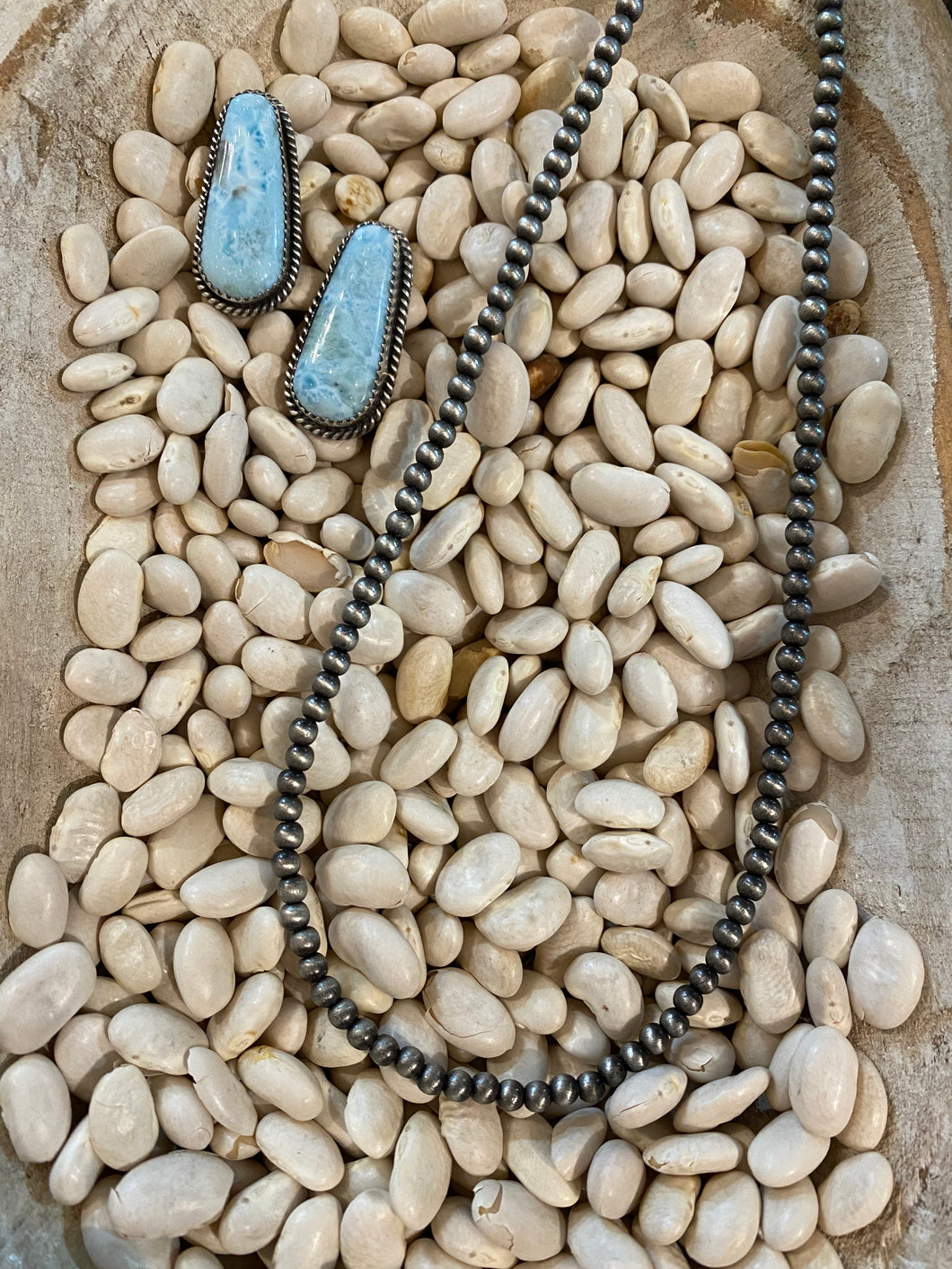 4mm Faux Navajo Pearls