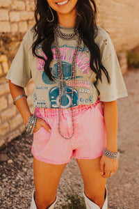 The Suni Shorts in Pink