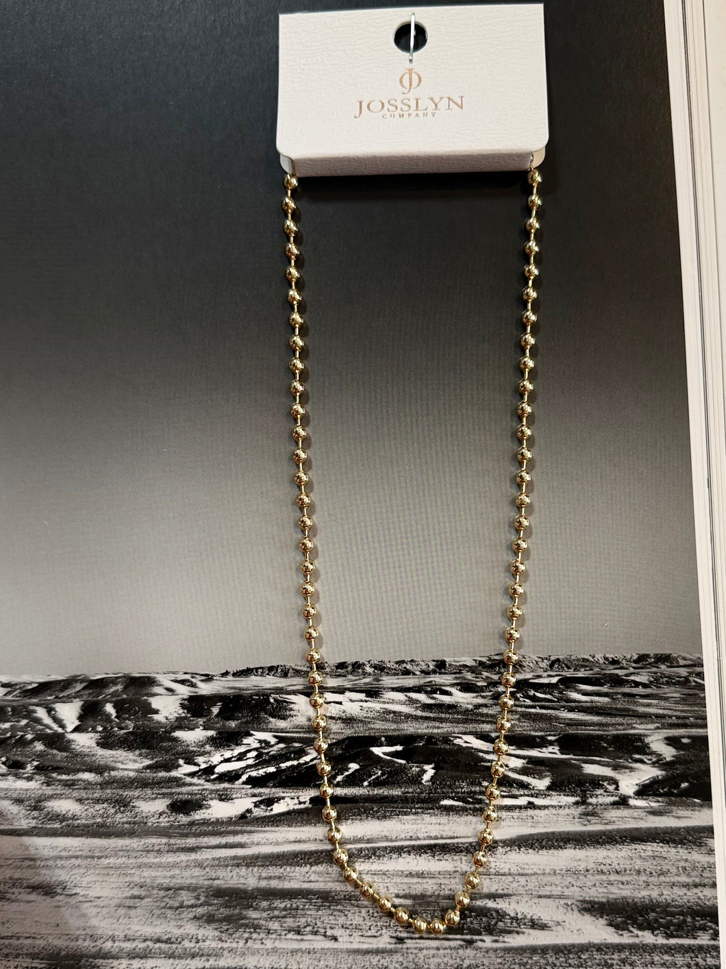 Gold Free Bead Necklace