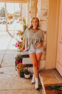 The Annie Top in Sage
