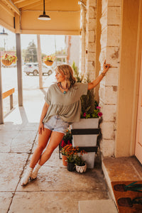 The Annie Top in Sage
