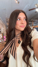 Load image into Gallery viewer, The Striped Twilly in Coffee
