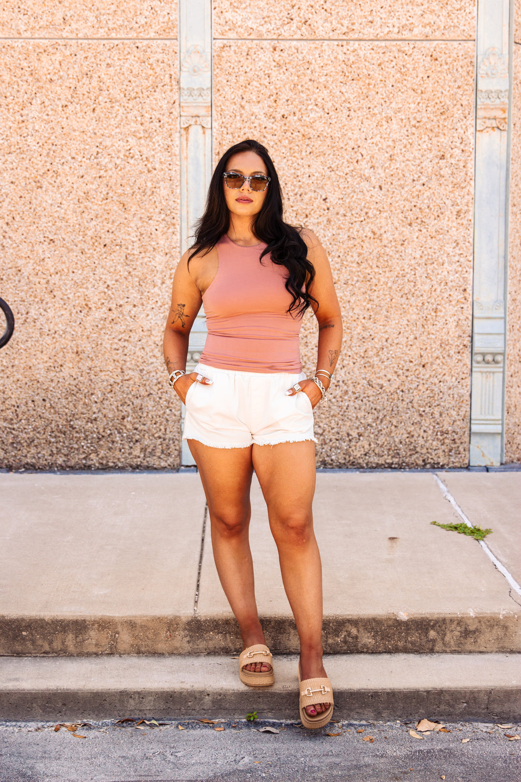 The Birdie Shorts in White
