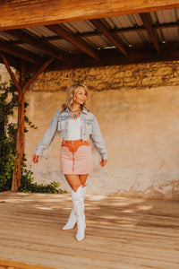 The Meilani Cropped Jean Jacket