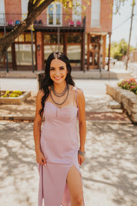 The Jillian Slip Dress in Lilac