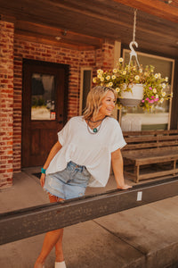 The Annie Top in Off White