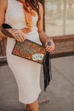 Load image into Gallery viewer, Turquoise Vegas Clutch
