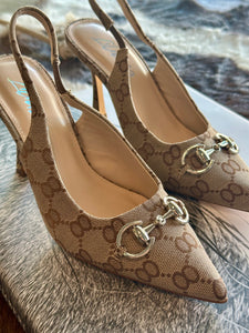 The Horsebit Slingback Heel