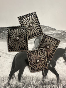 The Faux Square Concho Studs