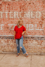 Load image into Gallery viewer, The Annie Top in Brick
