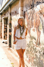 Load image into Gallery viewer, The Dotted Spur Top in White

