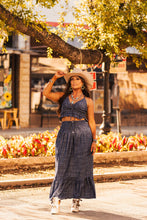 Load image into Gallery viewer, The Indigo Desert Maxi Skirt
