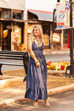 Load image into Gallery viewer, The Indigo Desert Maxi Skirt
