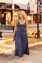 Load image into Gallery viewer, The Indigo Desert Maxi Skirt
