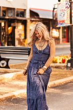 Load image into Gallery viewer, The Indigo Desert Maxi Skirt
