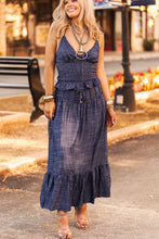 Load image into Gallery viewer, The Indigo Desert Maxi Skirt
