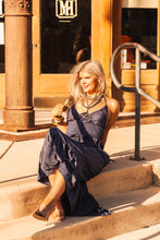 Load image into Gallery viewer, The Indigo Desert Maxi Skirt
