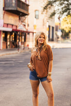 Load image into Gallery viewer, The Copper Canyon Top in Honey Brown
